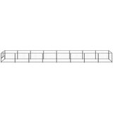  Kavez za pse crni 8 m² čelični | shoptok.hr