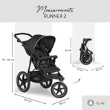 Hauck kolica Runner 2 Black | shoptok.hr