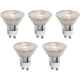 LUEDD Set van 5 GU10 50mm LED lampen helder 4.5W 360 lm 2700K | Shoptok.si