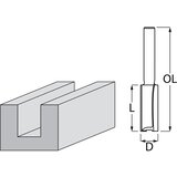 Makita ravno glodalo sa 2 zupca D-47466 Cene