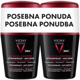 Vichy deo duo homme antiperspirant roll-on za zaštitu od znojenja do 72h, bez alkohola, ne ostavlja tragove, 2x50ml Cene