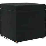  Stolica Crna 41 x 41 x 40 cm Svileni i Fino Radeći Drvo - Crna 40 cm Baršun | shoptok.hr
