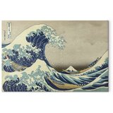  Slika - Hokusai Katsushika – The Great Wave off Kanagawa 30x20 Na talijanskom platnu | shoptok.hr