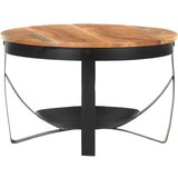 Furnova Klubska mizica Ø 68x43 cm trden akacijev les, (21913668) | Shoptok.si