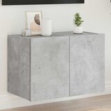  Zidni TV ormarić s LED svjetlima siva boja betona 60x35x41 cm | Eponuda.com