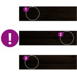  Gazišta stepenice 12 kom tamnosmeđi 100x25x2 cm masivna hrast | shoptok.hr