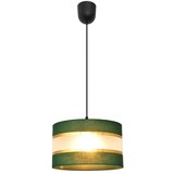  Luster na sajli HELEN 1xE27/15W/230V fi 25 cm zelena/zlatna | Eponuda.com
