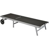 Gardenson Vrtni Ležalnik Tessin, Črna | Shoptok.si