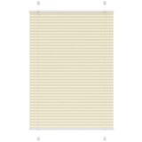 vidaXL Plisirana senčila krem 100x150 cm Širina tkanine 99,4 cm | Shoptok.si