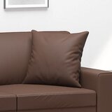  Ukrasni jastuci 2 kom smeđi 40 x 40 cm od umjetne kože | shoptok.hr
