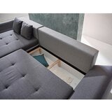 CARRYHOME sedežna garnitura, tkanina svetlo siva, temno siva | Shoptok.si