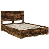 Konstrukcija postelje z vzglavjem Dimljeni oreh 135 x 190 cm, (5000103225) | Shoptok.si