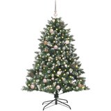  Umjetnobožićnodrvce S LED lampica Zelena 150cm PVC | shoptok.hr