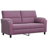  Set sofe 2 pcs Ljubičasta Baršun - Ljubičasta Jednostruka + Dvostruka (140 cm) | shoptok.hr