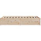vidaXL Okvir kreveta bez madraca 140 x 190 cm od masivne borovine | shoptok.hr