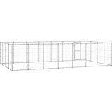 Vanjski kavez za pse od pocinčanog čelika 33,88 m² | shoptok.hr