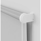 vidaXL Roleta Blackout svetlo siva 130x130 cm Širina tkanine 126,6 cm | Shoptok.si