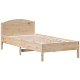 vidaXL Krevet s regalom za knjige bez madraca 100x200 cm borovina | shoptok.hr