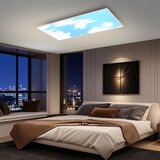  Brilagi -LED Prigušiva stropno svetlo SLIMFRAME LED/80W/230V 120x60 cm srebrna/plava + sa daljinskim upravljačem | Eponuda.com