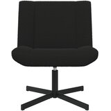  Stolica na kotačiće Crna 63 x 75 x 76 cm Janjeća koža | shoptok.hr
