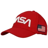 NASA Kape s šiltom FLAG WORM Rdeča