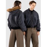 Jungles Jungles Fur Hood Bomber jakna black Cene
