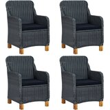  5-dijelni vrtni blagovaonski set tamnosivi | Eponuda.com