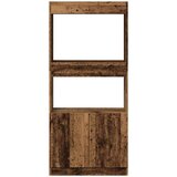  Visoka komoda boja staro drvo 63x33x140 cm konstruirano drvo | Eponuda.ba