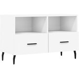 TV ormarić bijeli 80 x 36 x 50 cm od konstruiranog drva | Eponuda.com