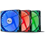 InterTech Ventilator Argus L-12025 RD rdeč LED 120 mm | Shoptok.si