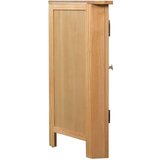  Kotna omarica 80x33,5x78 cm trdna hrastovina, (20621186) | Shoptok.si
