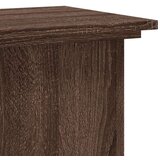 vidaXL Stojalo za rastline rjavi hrast 33x33x60 cm inženirski les | Shoptok.si