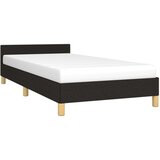 vidaXL okvir za krevet s uzglavljem crni 100x200 cm od tkanine | shoptok.hr