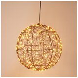  LED spoljašnja božićna dekoracija 300xLED/230V pr. 25 cm IP44 topla bela kugla/crna Cene