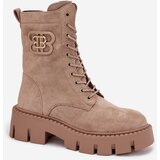 Boto Insulated workery women's with decoration beige Melisse | ePonuda.com