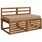  Jastuk za sjedalo SOEST 100% poliester Pijesak 120 x 60 x 10 cm | shoptok.hr