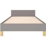  Posteljni okvir z vzglavjem svetlo siv 80x200 cm blago, (20907136) | Shoptok.si