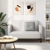  Jastuk za leđa Oblačnosiva 50 x 19 x 45 cm tkanina | shoptok.hr