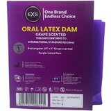 EXS Oral Latex Dams Flavoured Grape 1pc | Shoptok.si