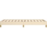  Okvir za krevet bez madraca krem 100 x 200 cm od tkanine | shoptok.hr