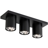 QAZQA Moderni stropni reflektor črn 3-light - Tubo Cene