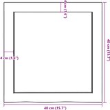  Kupaonska radna ploča 40x40x(2-4) cm netretirano masivno drvo | shoptok.hr