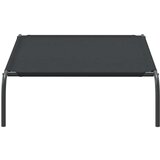 vidaXL Dvignjena pasja postelja črna 110x65x20 cm Oxford tkanina jeklo | Shoptok.si