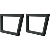  Zidna polica za umivaonik od čelika i masivnog bagremovog drva Smeđa 100 x 60 x 4 cm | Shoptok.si