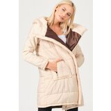 Dewberry Z6652 LADIES COAT-LIGHT BEIGE | shoptok.hr