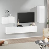 The Living Store Komplet TV omaric 4-delni bel inženirski les - Komplet TV Omaric, (21434616) | Shoptok.si