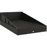  Vrtni krevet crni 110 x 200 cm od poliratana - Crna | shoptok.hr