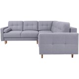 MID.YOU KOTNA SEDEŽNA GARNITURA, gladka tkanina svetlo siva | Shoptok.si