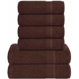 vidaXL Komplet brisač 6-delni rjava 360 gsm 100% bombaž, (21822708) Cene