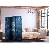  Paravan - Retro Ornament - Decorative Motif in Rubbed Blues 135x172 Jednostrani | shoptok.hr